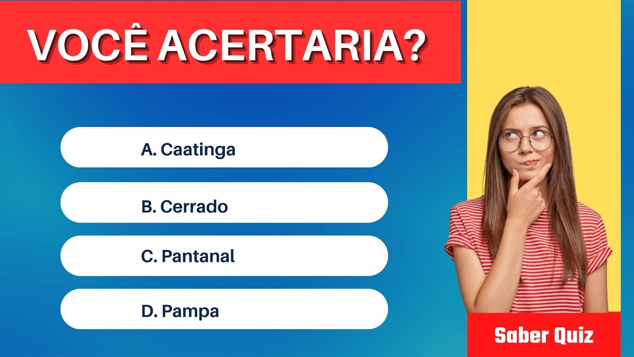 ✓😃😃Quiz 50 Perguntas Conhecimentos Gerais para Concursos Ensino Medio 2022  #5 