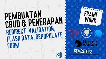 PEMOGRAMAN FRAMEWORK PERTEMUAN 6