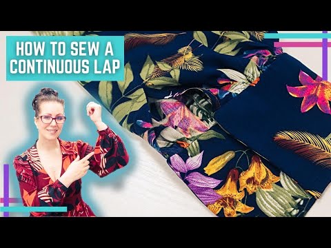 How To/How I :: Sewing A Continuous Lap Tutorial :: Beautiful Couture Finish For Sleeves With Cuffs