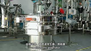 Round Vibrating Screen with Ultrasonic System