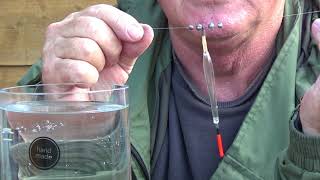 Easy Fishing.How To Set Up a Float Rig.Part 2 The Waggler