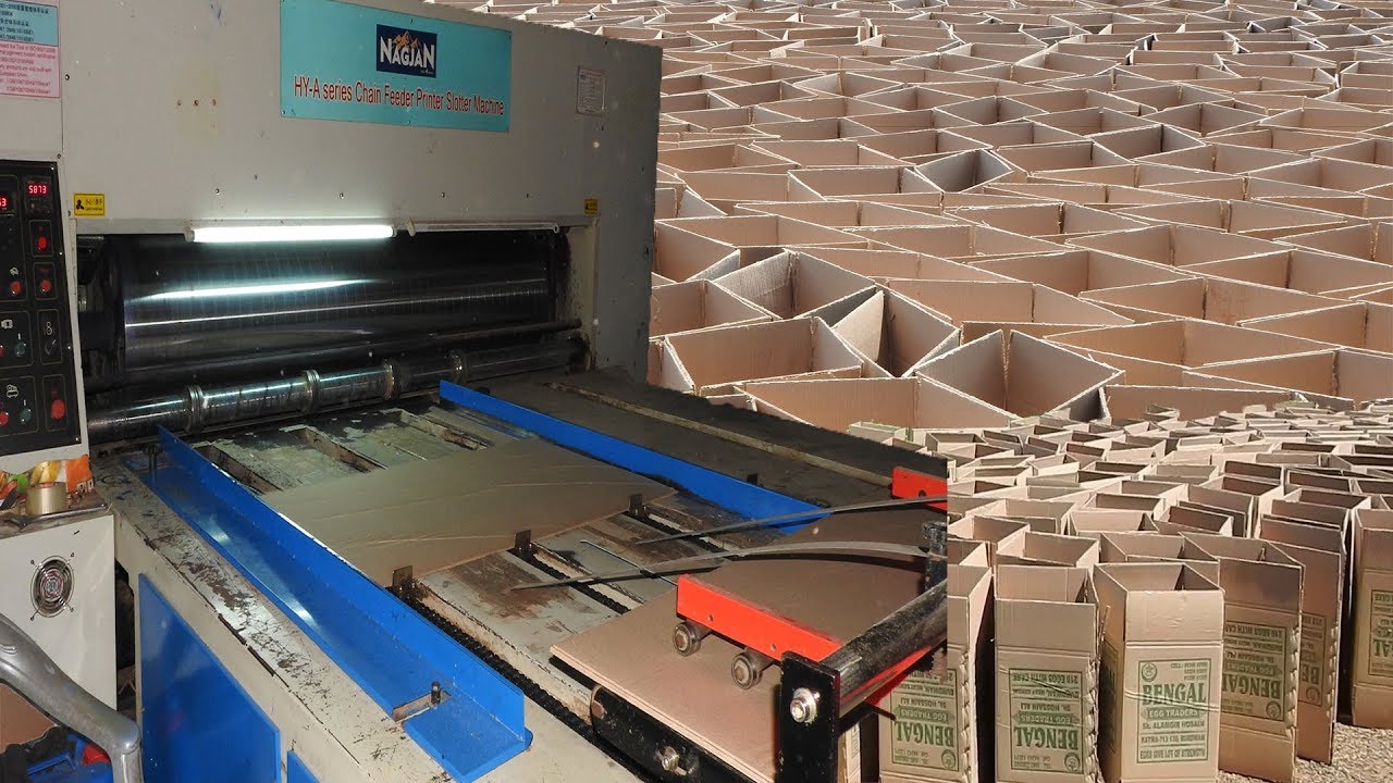 AUTOMATED EGG CORRUGATED BOXES MAKING MACHINE / Small Scale IndustrY