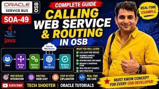 SOA-49 | Calling SOAP Web Service & Routing in Oracle Service Bus (OSB) | Real-Time Example screenshot 1