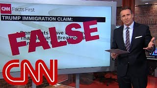 Chris Cuomo fact-checks Trump's claim on immigration