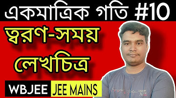 ত্বরণ সময় লেখচিত্র || Acceleration time graph || For WBJEE and JEE MAINS || By Manoj Sir
