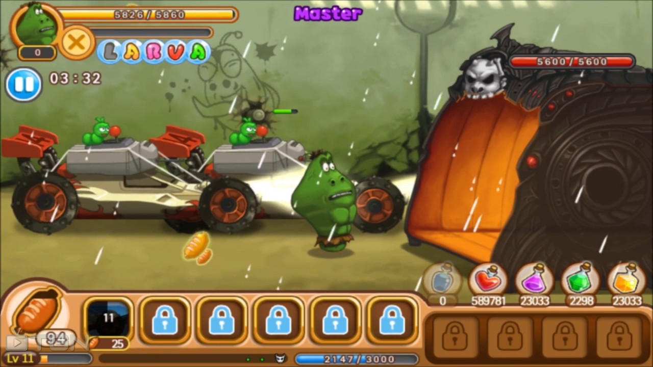 Larva Heroes Lavengers Episode 1 1 Difficulty Master One Hit Power Cheat Youtube