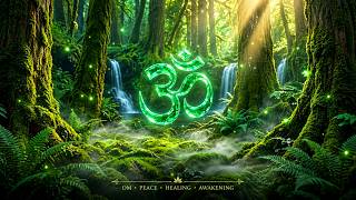 Golden OM Meditation | Lotus Energy Healing | Divine Calm & Spiritual Relaxation