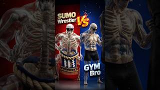 Sumo Wrestler vs Gym Bro: The Ultimate Strength Test 💀🥋 #shorts #gymmotivation #sumo #viral