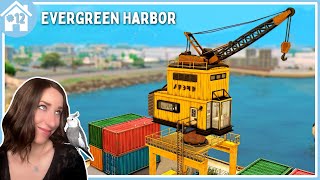 Every World as a Tiny Home #12 Evergreen Harbor 🏗️ | The Sims 4 Speed Build | No CC
