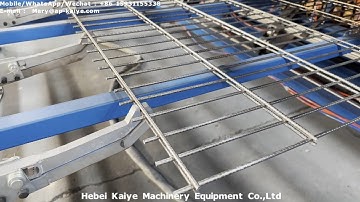 Automatic double wire fence panel and 3D mesh panel welding machine to Morocco client
