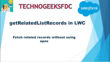 Retrieve Related List Data in LWC -- getRelatedListRecords in LWC