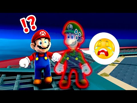 【ゲーム遊び】みえなくなったルイージ😭 スーパーマリオ ギャラクシー【アナケナ&ママケナ】Mario