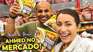 DESPEDIDA DO BRASIL: SUPERMERCADO E COMPRAS  COM AHMED! | Brasileira no Egito