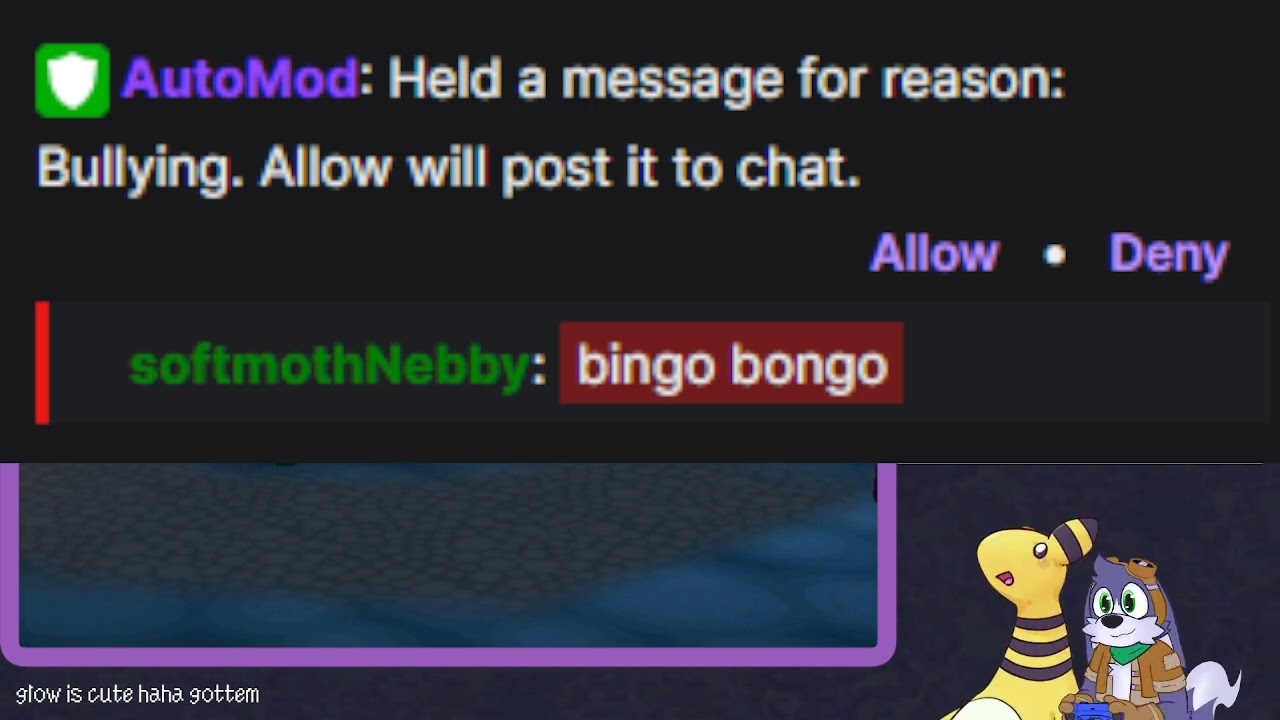 Automod: why would you bully perinia like that? - Paper Mario TTYD highlight clip - co-host Perinia