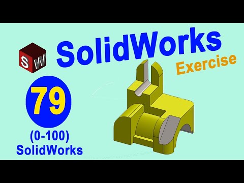 solidworks exercise-79 |solidworks tutorial-79... تمرین 79 سالیدورک SOLIDWORKS EXERCISES 79 - YouTube