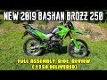 NEW 2019 Bashan Brozz 250 Dual-sport Full assembly ride review ($1750 delivered)