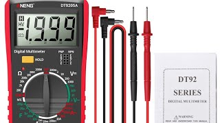 Review the BEST Multimeter ANENG DT9205A high definition digital true RMS