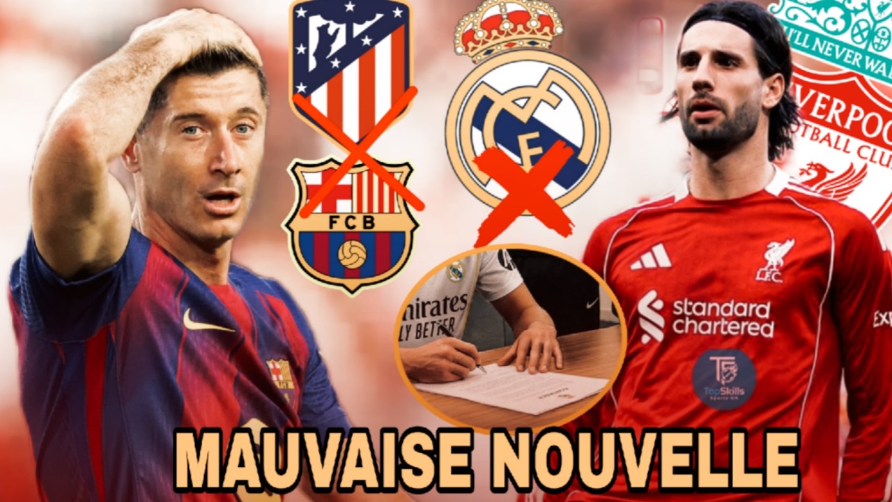 😳Barcelone sans Lewandowski contre Atletico ❌️..guerre entre autorité lamp la presse