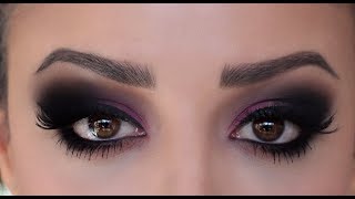 Smokey plum makeup tutorial