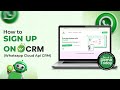 How to Signup on Whatsell CRM Quickly.