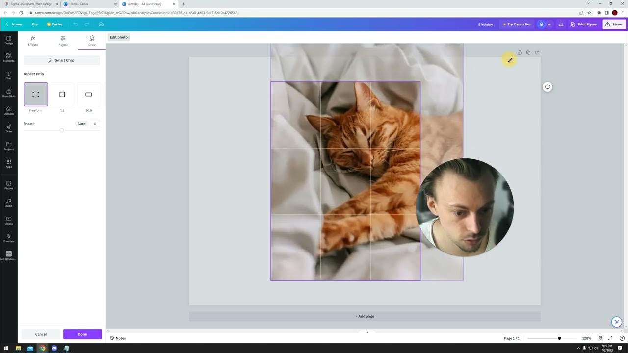 How to stretch an image in Canva YouTube