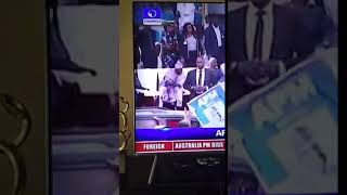 Tinubu Angry With Buhari, Oshiomhole, Throws Away APC Flag