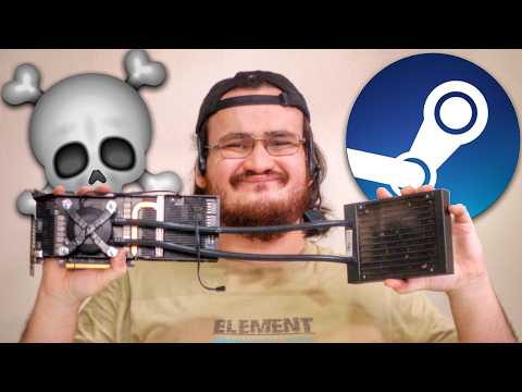 I built the most unhealthy Steam machine on YouTube (did it work, James?)