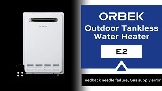 Orbek Gas Tankless Water Heater Installed Outdoors How To Adjust The Ignition Feedback Pin