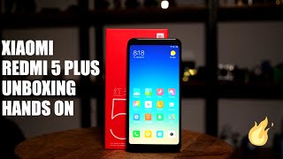 Xiaomi Redmi 5 Plus Unboxing 18:9 Display First Hands On