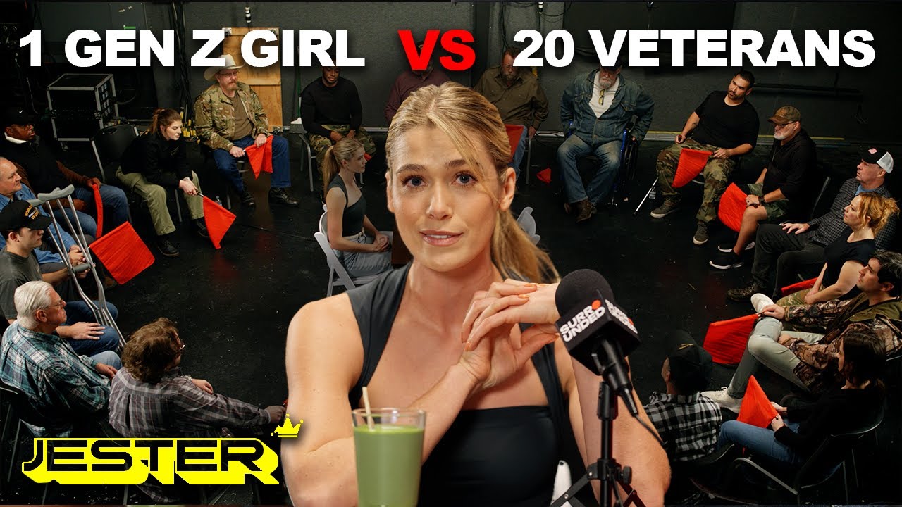 1 Gen-Z Girl vs 20 War Veterans
