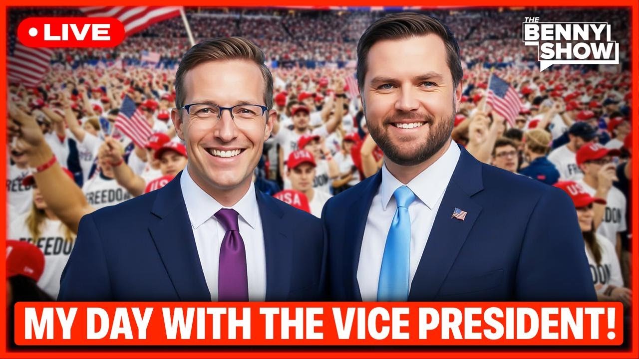 Behind the Scenes With JD Vance on Air Force 2 | VP Gives FLAMETHROWER Speech as Stadium Crowds ROAR