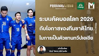 ระบบคัดบอลโลก2026 กับโอกาสของทีมชาติไทย ในการเป็นตัวแทนทวีปเอเชีย