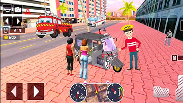 Tuk Tuk auto rickshaw driver game - rickshaw driving fans - Android iOS Gameplay #14