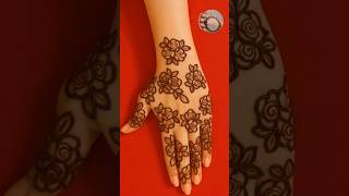 stylish mehndi design/ by reporting the same step 🌿✨️#hennadesign #mehndicolor #yt