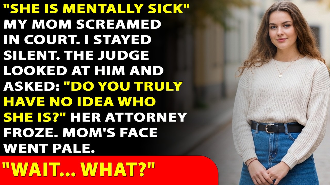 My Mother Screamed in Court That I Was Insane — Until the Judge Asked One Question