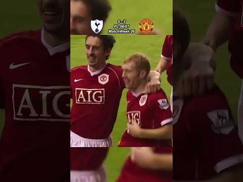 Video Tottenham vs Manchester United PL 06/07