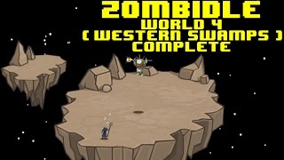 Zombidle Gameplay - Western swamps (world 4) complete in about 15 minutes [More than 230M orbs] screenshot 5