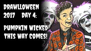 David S Pumpkins drawing | Drawlloween 2017 Day 4