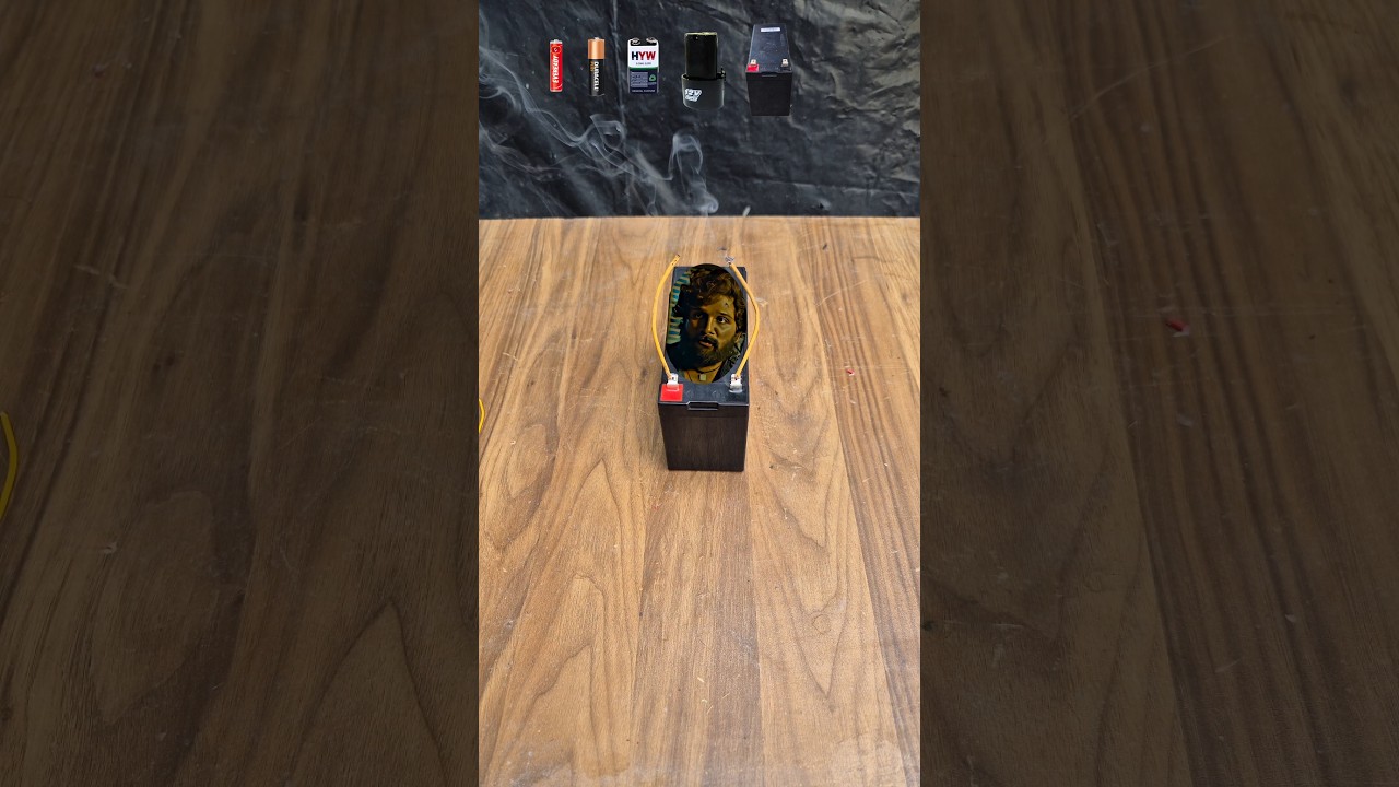 Experiment With Battery #shorts #shortvideo