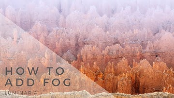 How to add fog and create a stylised landscape with Luminar