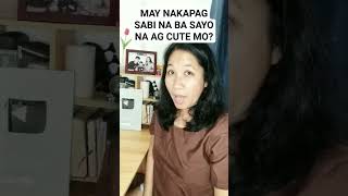 May nakapag sabi na ba sayo na ang cute mo? #cute #shortsfunny