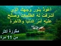 دعاء الرسول صلى الله عليه وسلم في الطائف مكرر أكثر من عشرة مرة 