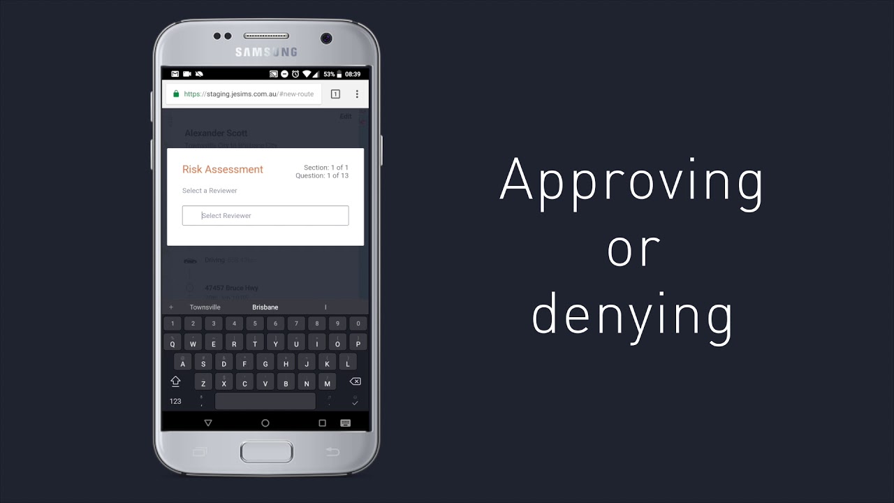 JESI - Journey Management using Trip Risk Assessment