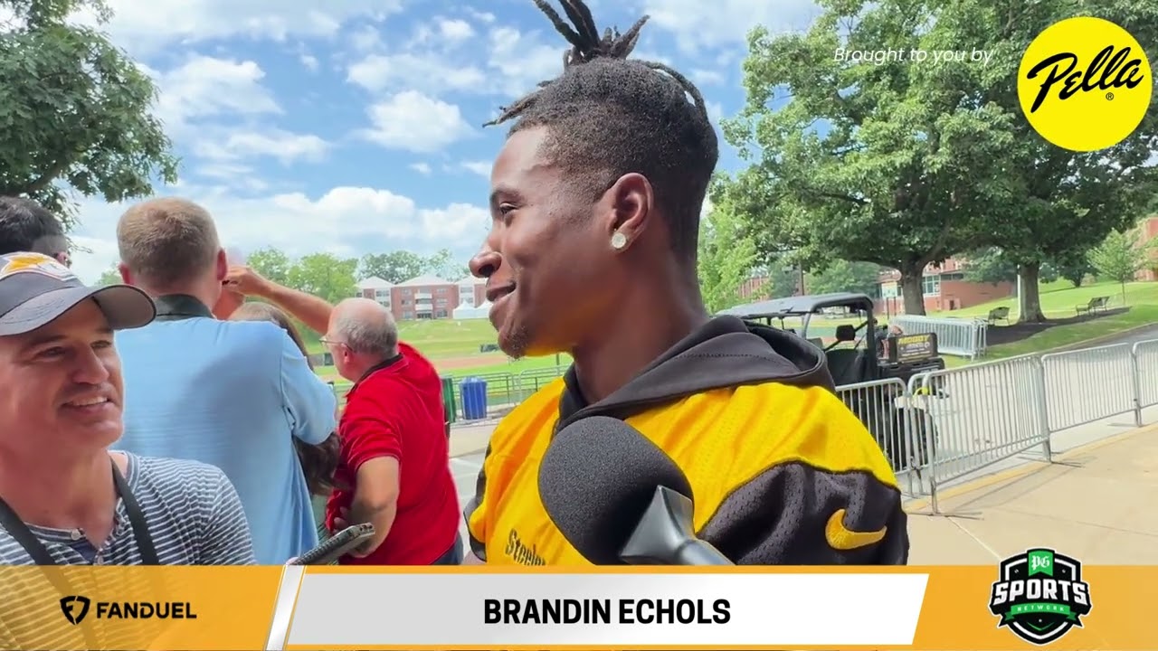 Steelers training camp: Brandin Echols on his experience working with players like DK Metcalf.