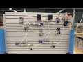 Pneumatic circuit trainer in action