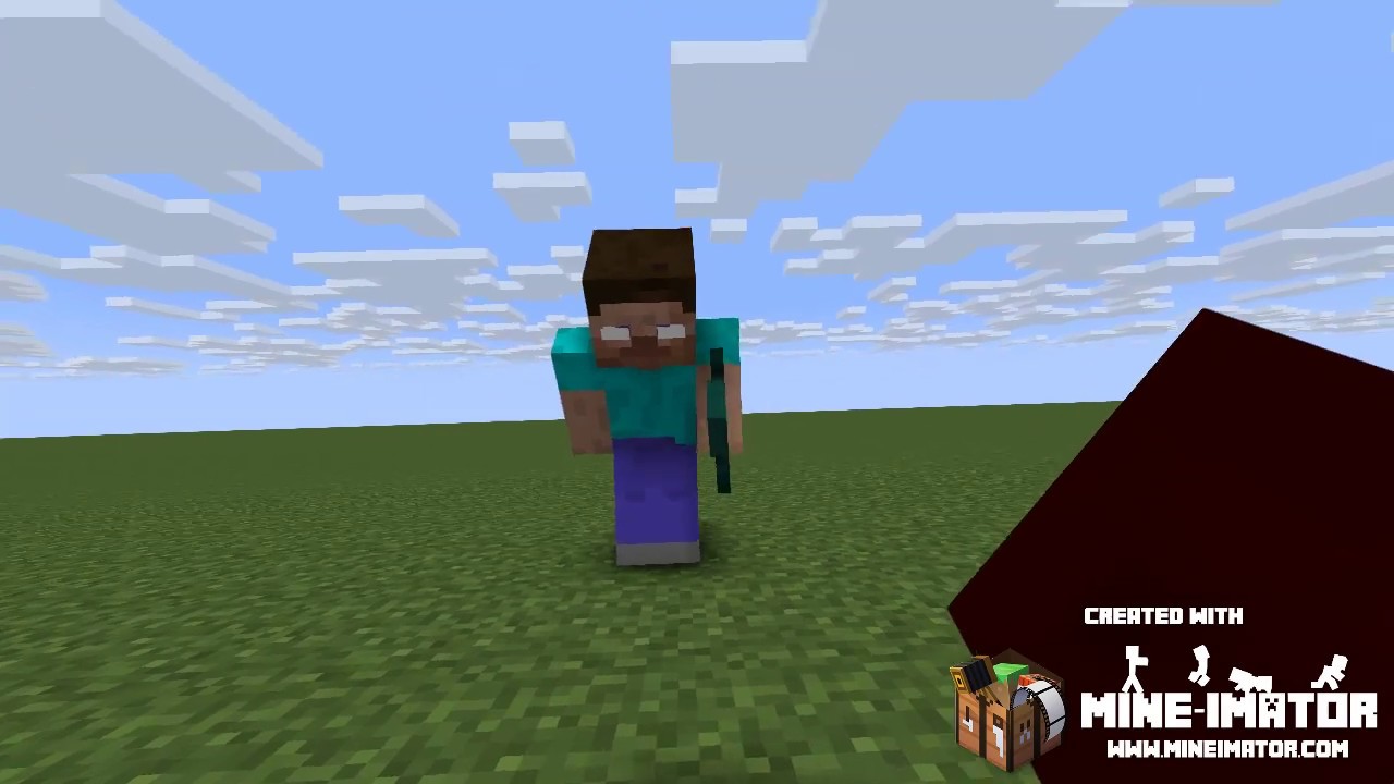 mine imator my first fight animation - YouTube