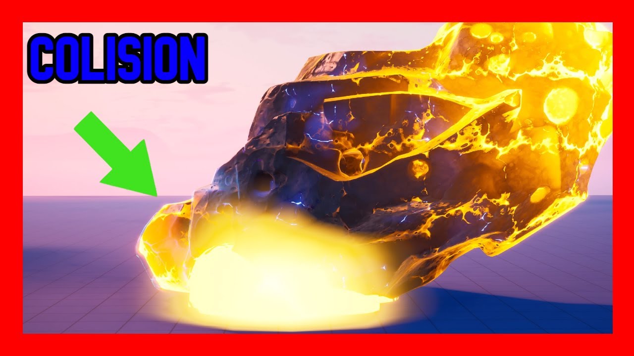 Como hacer que METEORITO Choque en Tu MAPA de Creativo ⚠️ ( Cómo mover Objetos en FORTNITE ) ✔️
