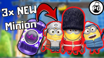 Rewards from Festival Opening - 3x NEW MINION - Minion Rush: Running Game 🍌 Festive Pod Opening
