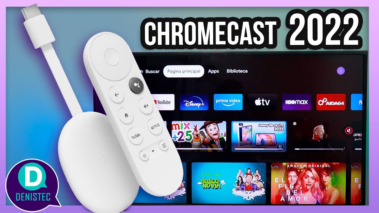 Chromecast con Google TV (HD) Snow - Transmite entretenimiento a tu  televisor con el mando por voz - Ve películas y series en HD - Chromecast  en francés : : Electrónica