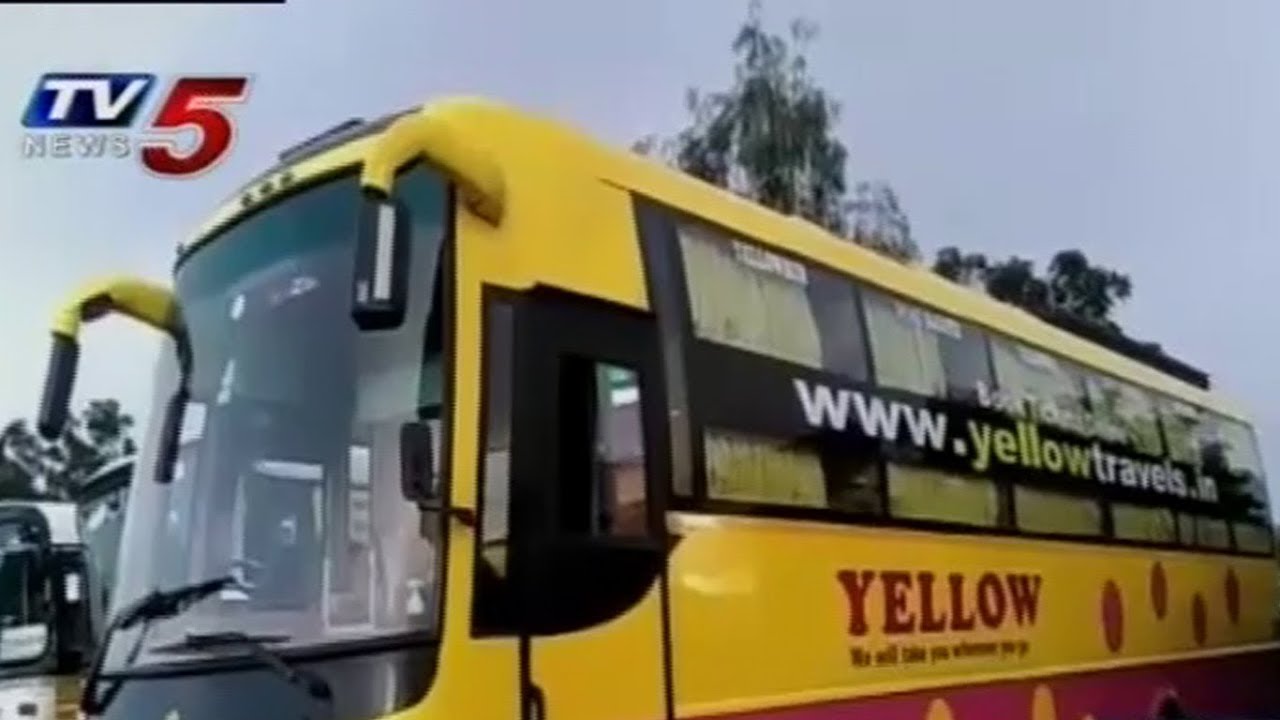 Private Travels Buses Running Without Permits Seized in Anantapur | TV5 News